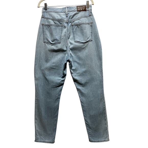 Madewell Curvy Perfect Vintage Jeans Women 26 High Rise Straight Leg Light Wash - Picture 3 of 11